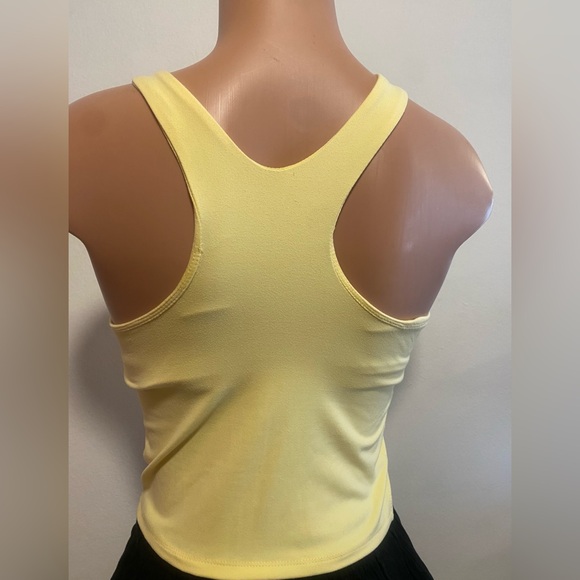 Jockey Women's EVERACTIVE Racerback Tank With Built-In Bra S Butter Yellow - Picture 3 of 12
